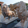 Сад резьба по камню Размер жизни мраморные статуи Львов для продажи
